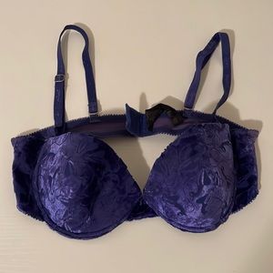 Baby Phat Purple Velvet Vintage Bra